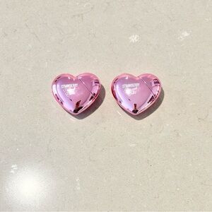 2 Bath & Body Works Strawberry Pound Cake Heart Lip Oil Bundle New